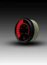 Intellitronix 2 1/16" Black Bezel Analog Bargraph Oil Temp Gauge                                     - B9108R - Image 3