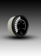 Intellitronix 2 1/16" Black Bezel Analog Bargraph Oil Temp Gauge                                     - B9108W - Image 2