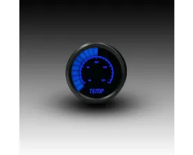 Intellitronix 2 1/16" 160-240 Degrees F Black Bezel Analog Bargraph Water Temp Gauge