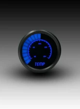 Intellitronix 2 1/16" 160-240 Degrees F Black Bezel Analog Bargraph Water Temp Gauge                                     - B9113B - Image 3