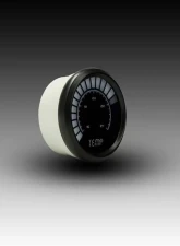 Intellitronix 2 1/16" 160-240 Degrees F Black Bezel Analog Bargraph Water Temp Gauge                                     - B9113W - Image 3