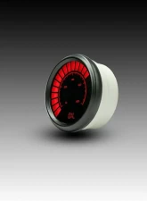 Intellitronix 2 1/16" 0 to 80 PSI Black Bezel Analog Bargraph Oil Pressure Gauge                                     - B9114R - Image 2