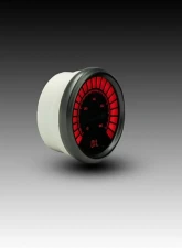 Intellitronix 2 1/16" 0 to 80 PSI Black Bezel Analog Bargraph Oil Pressure Gauge                                     - B9114R - Image 3