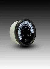 Intellitronix 2 1/16" 0 to 80 PSI Black Bezel Analog Bargraph Oil Pressure Gauge                                     - B9114W - Image 2