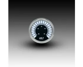 Intellitronix 2 1/16" 12 to 16 Volts Chrome Bezel Analog Bargraph Voltmeter