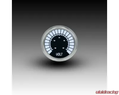 Intellitronix 2 1/16" 12 to 16 Volts Chrome Bezel Analog Bargraph Voltmeter - BS9015W
