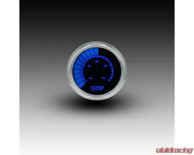Intellitronix 2 1/16" 160-240 Degrees F Chrome Bezel Analog Bargraph Water Temp Gauge - BS9113B