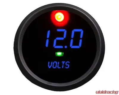 Intellitronix 2 5/8" 7.0 to 25.5 Volts Black Bezel Digital Voltmeter - C9015B