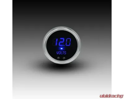 Intellitronix 2 5/8" 7.0 to 25.5 Volts Chrome Bezel Digital Voltmeter - CS9015B