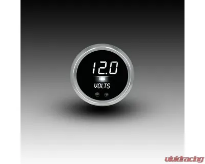 Intellitronix 2 5/8" 7.0 to 25.5 Volts Chrome Bezel Digital Voltmeter - CS9015W
