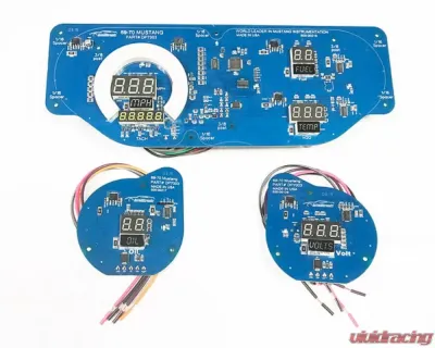 Intellitronix Digital Replacement Gauge Panel Ford Mustang 1969-1970 - DP7003R