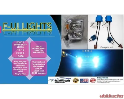 Intellitronix Direct Replacement Ulta Bright Sniper Lights Ford F Super Duty 2011-2016 - FSL001