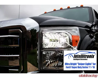 Intellitronix Direct Replacement Ulta Bright Sniper Lights Ford F Super Duty 2011-2016 - FSL001