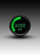 Intellitronix 3 3/8" 9900 Rpm 4-6-8 Cyl Black Bezel Digital Bargraph Memory Tachometer w/Peak Rpm Recall                                     - M9001G - Image 3