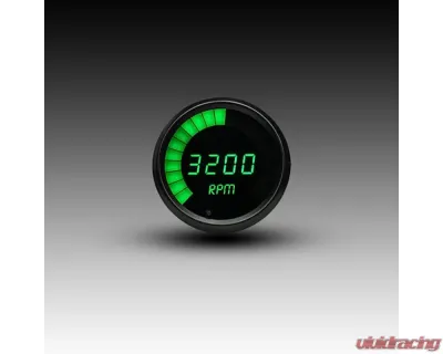 Intellitronix 3 3/8" 9900 Rpm 4-6-8 Cyl Black Bezel Digital Bargraph Memory Tachometer w/Peak Rpm Recall - M9001G