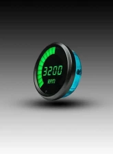 Intellitronix 3 3/8" 9900 Rpm 4-6-8 Cyl Black Bezel Digital Bargraph Memory Tachometer w/Peak Rpm Recall                                     - M9001G - Image 2