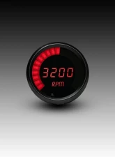 Intellitronix 3 3/8" 9900 Rpm 4-6-8 Cyl Black Bezel Digital Bargraph Memory Tachometer w/Peak Rpm Recall                                     - M9001R - Image 3