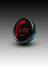 Intellitronix 3 3/8" 9900 Rpm 4-6-8 Cyl Black Bezel Digital Bargraph Memory Tachometer w/Peak Rpm Recall                                     - M9001R - Image 2