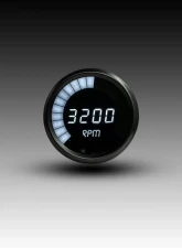 Intellitronix 3 3/8" 9900 Rpm 4-6-8 Cyl Black Bezel Digital Bargraph Memory Tachometer w/Peak Rpm Recall                                     - M9001W - Image 3