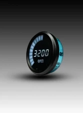 Intellitronix 3 3/8" 9900 Rpm 4-6-8 Cyl Black Bezel Digital Bargraph Memory Tachometer w/Peak Rpm Recall                                     - M9001W - Image 2