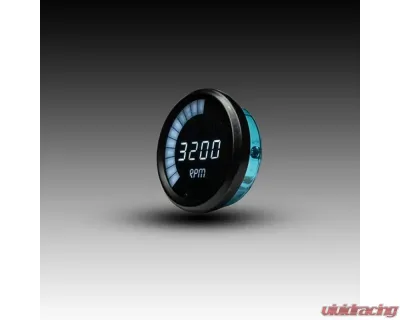 Intellitronix 3 3/8" 9900 Rpm 4-6-8 Cyl Black Bezel Digital Bargraph Memory Tachometer w/Peak Rpm Recall - M9001W