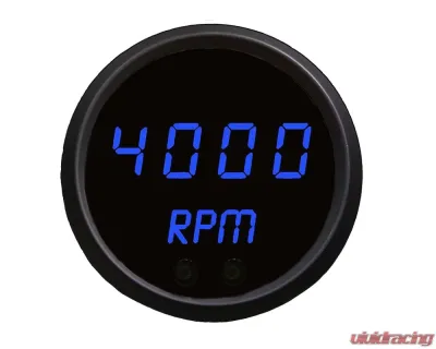 Intellitronix 2 1/16" Black Bezel Programmable Digital Tachometer - M9002B