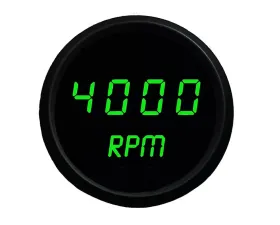 Intellitronix 2 1/16" Black Bezel Programmable Digital Tachometer