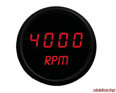 Intellitronix 2 1/16" Black Bezel Programmable Digital Tachometer - M9002R