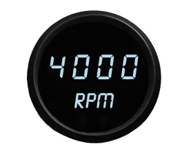Intellitronix 2 1/16" Black Bezel Programmable Digital Tachometer