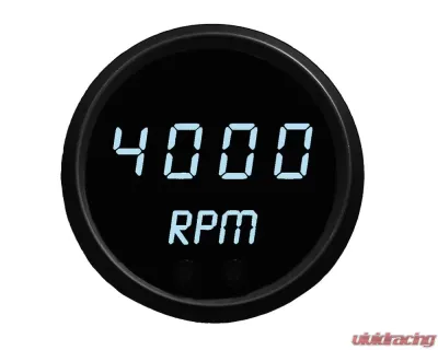 Intellitronix 2 1/16" Black Bezel Programmable Digital Tachometer - M9002W