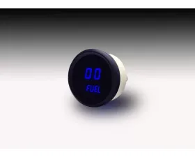 Intellitronix 2 1/16" Black Bezel Programmable Digital Fuel Gauge GM | Ford | Chrysler | VDO