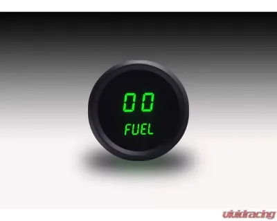 Intellitronix 2 1/16" Black Bezel Programmable Digital Fuel Gauge GM | Ford | Chrysler | VDO - M9016G