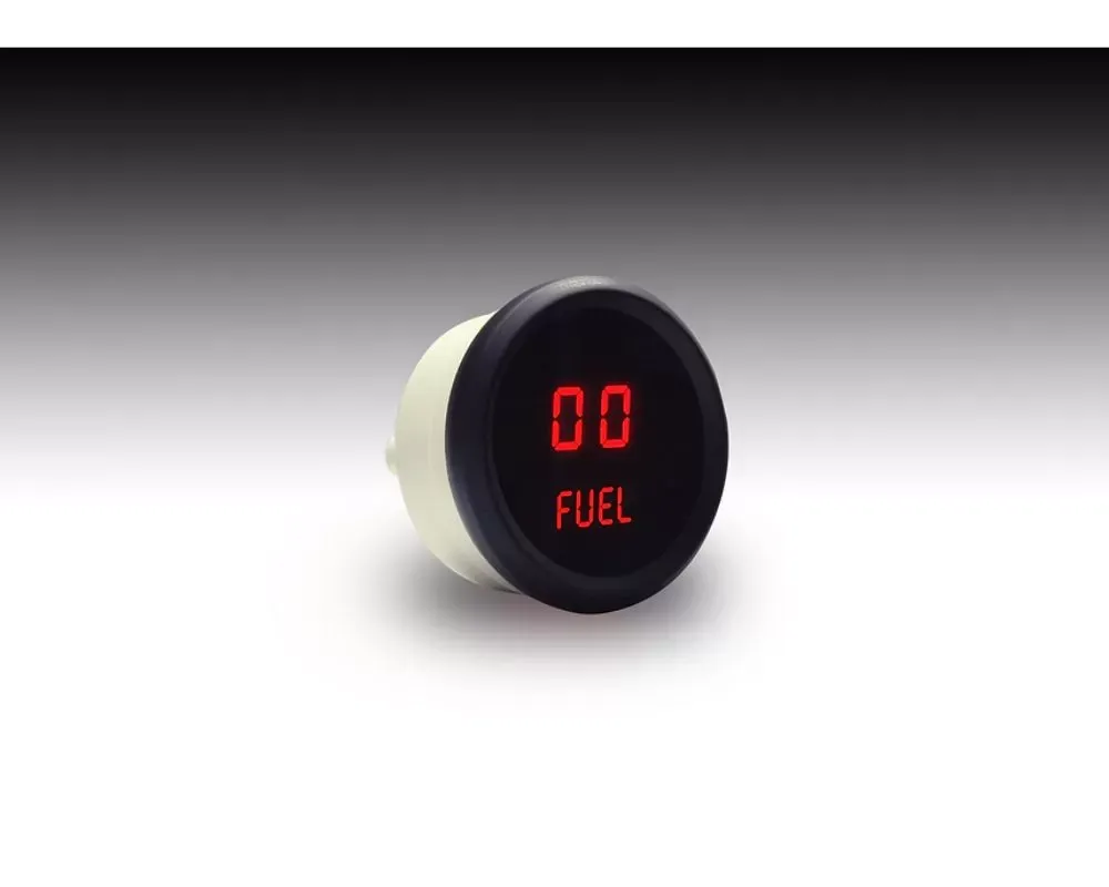 Intellitronix 2 1/16" Black Bezel Programmable Digital Fuel Gauge GM | Ford | Chrysler | VDO - M9016R