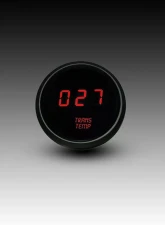 Intellitronix 2 1/16" Black Bezel Digital Transmission Temperature Gauge                                     - M9107R - Image 3