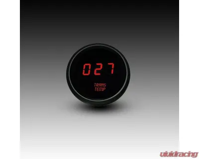 Intellitronix 2 1/16" Black Bezel Digital Transmission Temperature Gauge - M9107R