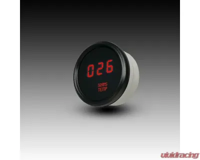 Intellitronix 2 1/16" Black Bezel Digital Transmission Temperature Gauge - M9107R