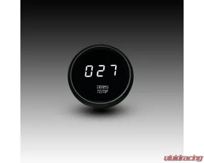 Intellitronix 2 1/16" Black Bezel Digital Transmission Temperature Gauge - M9107W
