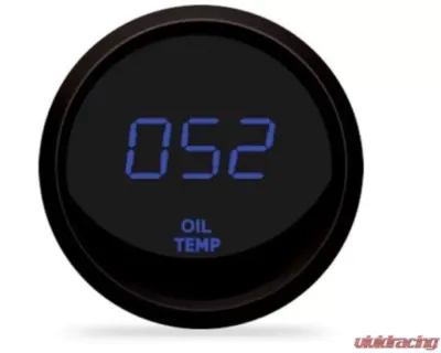 Intellitronix 2 1/16" Black Bezel Digital Oil Temperature Gauge - M9108B