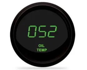Intellitronix 2 1/16" Black Bezel Digital Oil Temperature Gauge