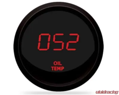 Intellitronix 2 1/16" Black Bezel Digital Oil Temperature Gauge - M9108R