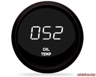 Intellitronix 2 1/16" Black Bezel Digital Oil Temperature Gauge - M9108W
