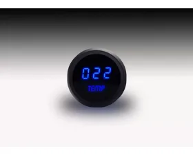 Intellitronix 2 1/16" Black Bezel Digital Water Temperature Gauge