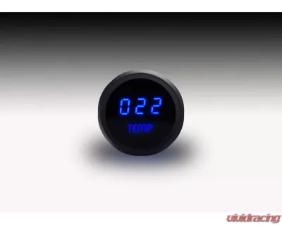 Intellitronix 2 1/16" Black Bezel Digital Water Temperature Gauge - M9113B
