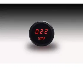 Intellitronix 2 1/16" Black Bezel Digital Water Temperature Gauge