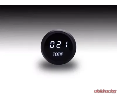 Intellitronix 2 1/16" Black Bezel Digital Water Temperature Gauge - M9113W