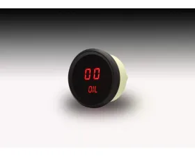 Intellitronix 2 1/16" Black Bezel Digital Oil Pressure Gauge