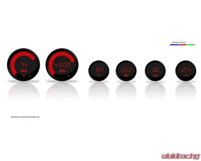 Intellitronix Black Bezel Multi-Gauge Set - M9999R