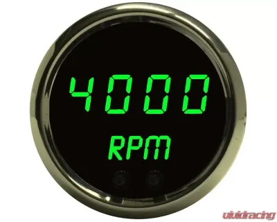 Intellitronix 2 1/16" Chrome Bezel Programmable Digital Tachometer - MS9002G