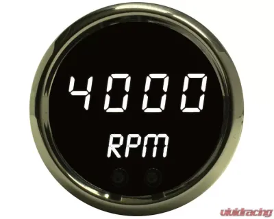 Intellitronix 2 1/16" Chrome Bezel Programmable Digital Tachometer - MS9002W