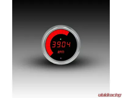 Intellitronix 3 3/8" 9999 Rpm Chrome Bezels Digital MULTI Programmable Tachometer - MS9003R